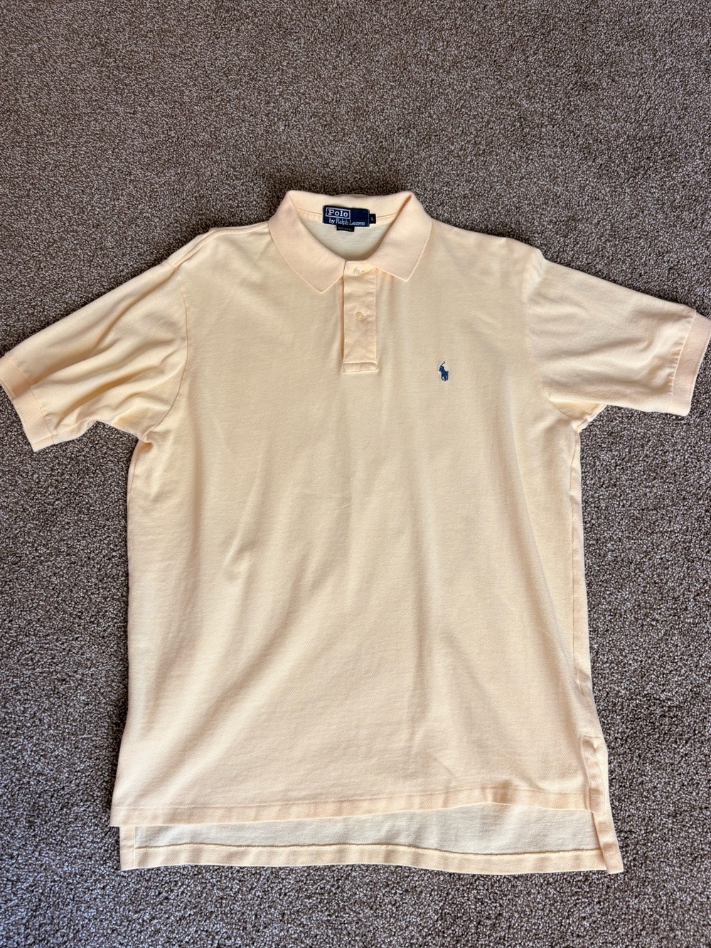 Men’s Ralph Lauren Yellow Polo Size L
